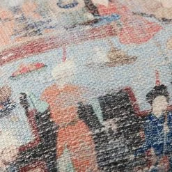 LOLOI Pillows + Poufs VILLAGE SCENES VINTAGE PRINT PILLOWS