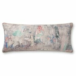 LOLOI Pillows + Poufs VILLAGE SCENES VINTAGE PRINT PILLOWS