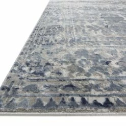 LOLOI PATINA 06 RUG: SILVER, BLUE