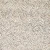 LOLOI PEREGRINE HAND-TUFTED WOOL RUG: ASH, RUST