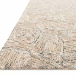 Brand new ๐คฉ LOLOI PEREGRINE HAND-TUFTED WOOL RUG: BLUSH, GREY ๐ 5 LOLOI PEREGRINE HAND-TUFTED WOOL RUG: BLUSH, GREY