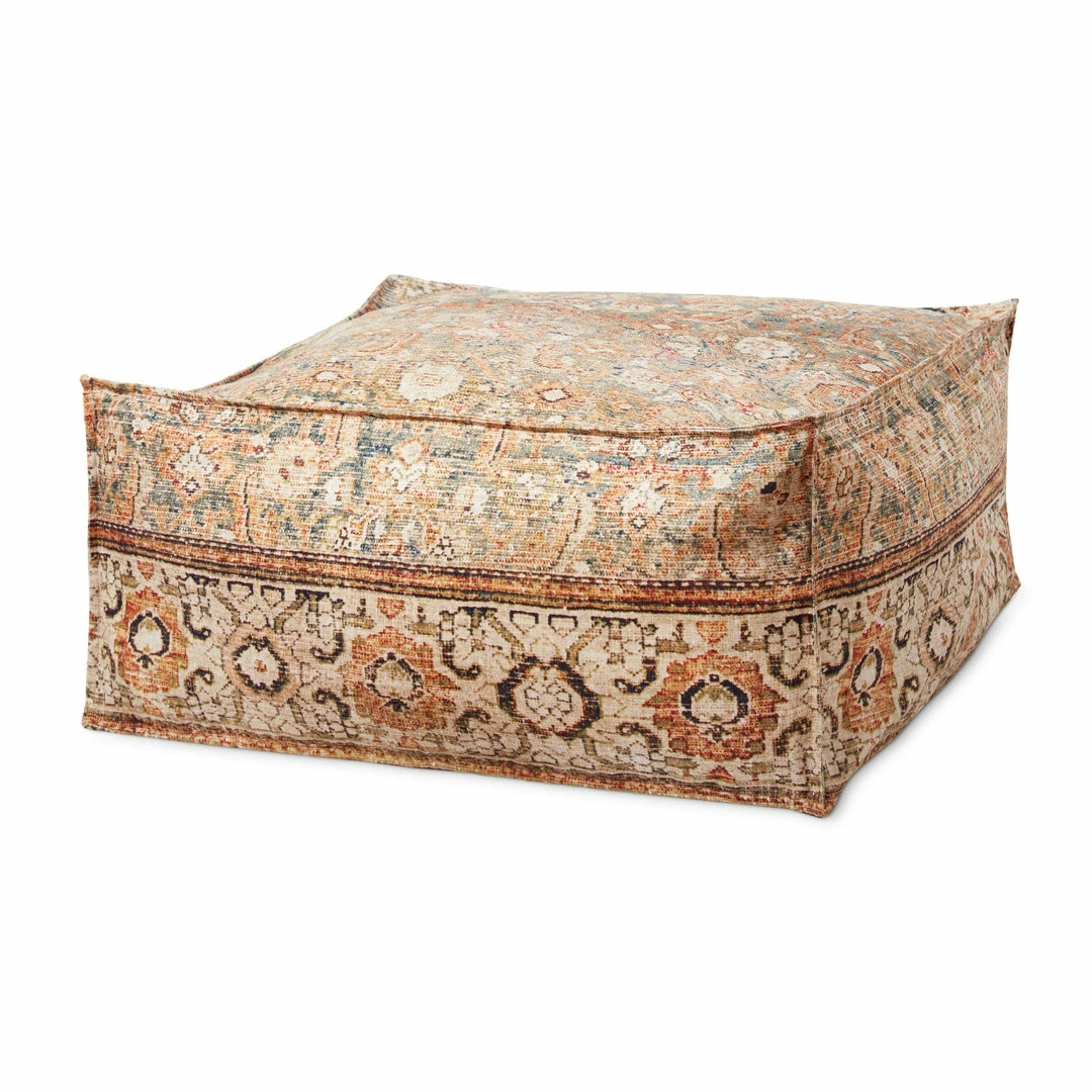 Wholesale ๐ LOLOI AUTUMN VINTAGE PRINT POUF Benches + Ottomans + Stools ๐ 1 LOLOI AUTUMN VINTAGE PRINT POUF Benches + Ottomans + Stools