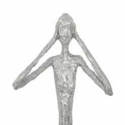 Best Pirce ๐ PHILLIPS COLLECTION SEE, SPEAK, HEAR NO EVIL WALL ART RESIN SILVER LEAF, SET OF 3 ๐ 9 PHILLIPS COLLECTION SEE, SPEAK, HEAR NO EVIL WALL ART RESIN SILVER LEAF, SET OF 3