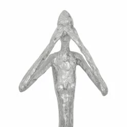 Best Pirce ๐ PHILLIPS COLLECTION SEE, SPEAK, HEAR NO EVIL WALL ART RESIN SILVER LEAF, SET OF 3 ๐ 11 PHILLIPS COLLECTION SEE, SPEAK, HEAR NO EVIL WALL ART RESIN SILVER LEAF, SET OF 3