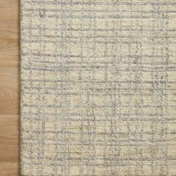LOLOI POLLY HAND-TUFTED WOOL + JUTE RUG: ANTIQUE SILVER-MIST