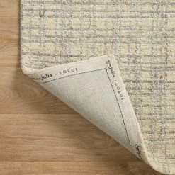 LOLOI POLLY HAND-TUFTED WOOL + JUTE RUG: ANTIQUE SILVER-MIST