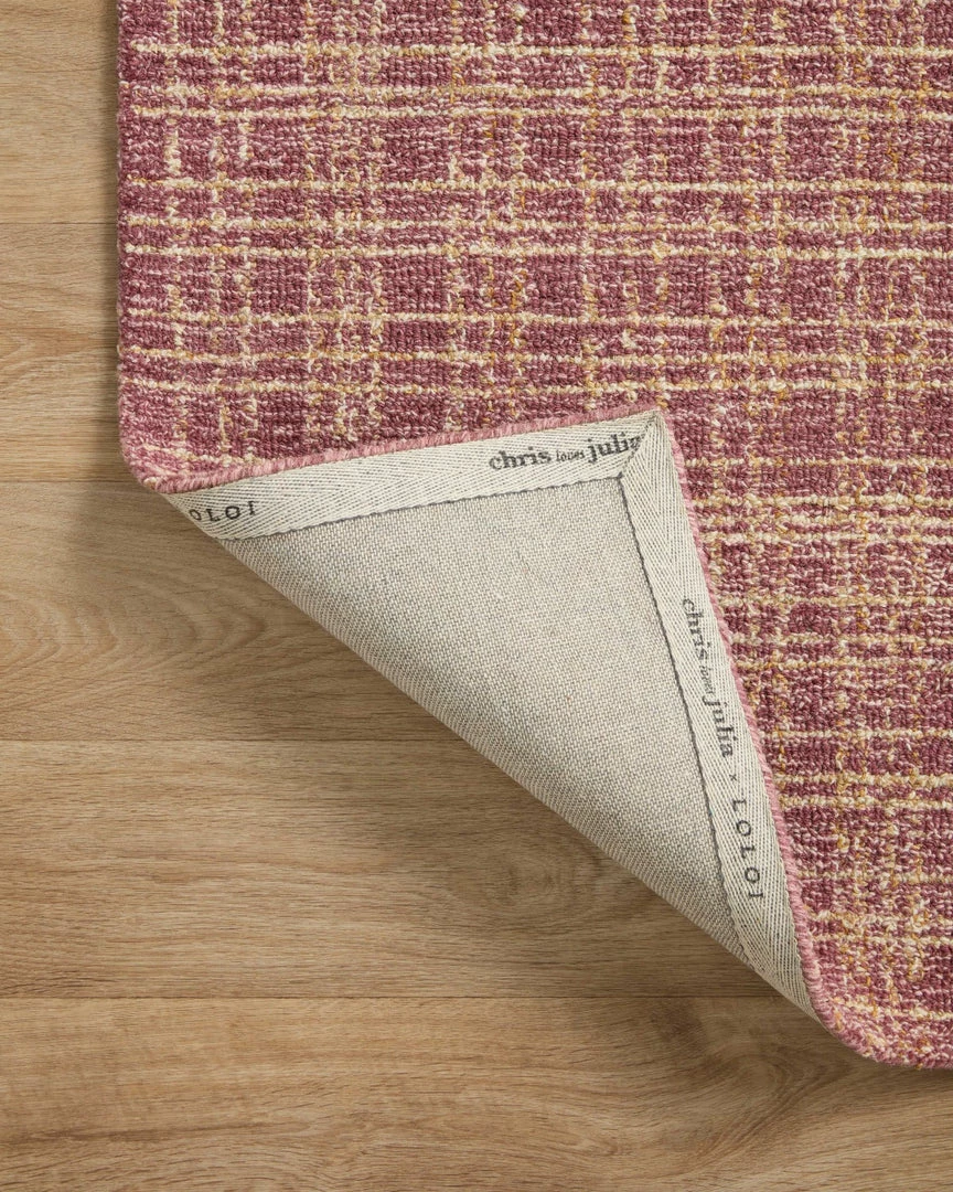 New β LOLOI POLLY HAND-TUFTED WOOL + JUTE RUG: RASPBERRY π 4 LOLOI POLLY HAND-TUFTED WOOL + JUTE RUG: RASPBERRY