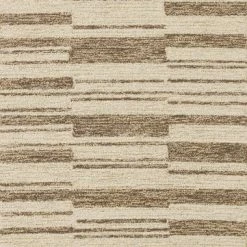 LOLOI POLLY HAND-TUFTED WOOL + JUTE RUG: BEIGE, TOBACCO