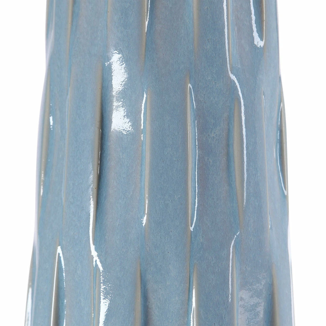 Budget โญ UTTERMOST POWDER BLUE GLAZED CERAMIC TABLE LAMP ๐ 4 UTTERMOST POWDER BLUE GLAZED CERAMIC TABLE LAMP