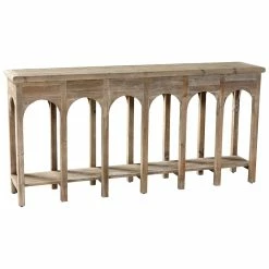 CYAN PROVENCIA WEATHERED PINE CONSOLE TABLE Furniture