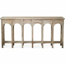 CYAN PROVENCIA WEATHERED PINE CONSOLE TABLE Furniture