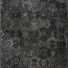 LOLOI PRESCOTT POLYESTER, WOOL + VISCOSE RUG: CHARCOAL