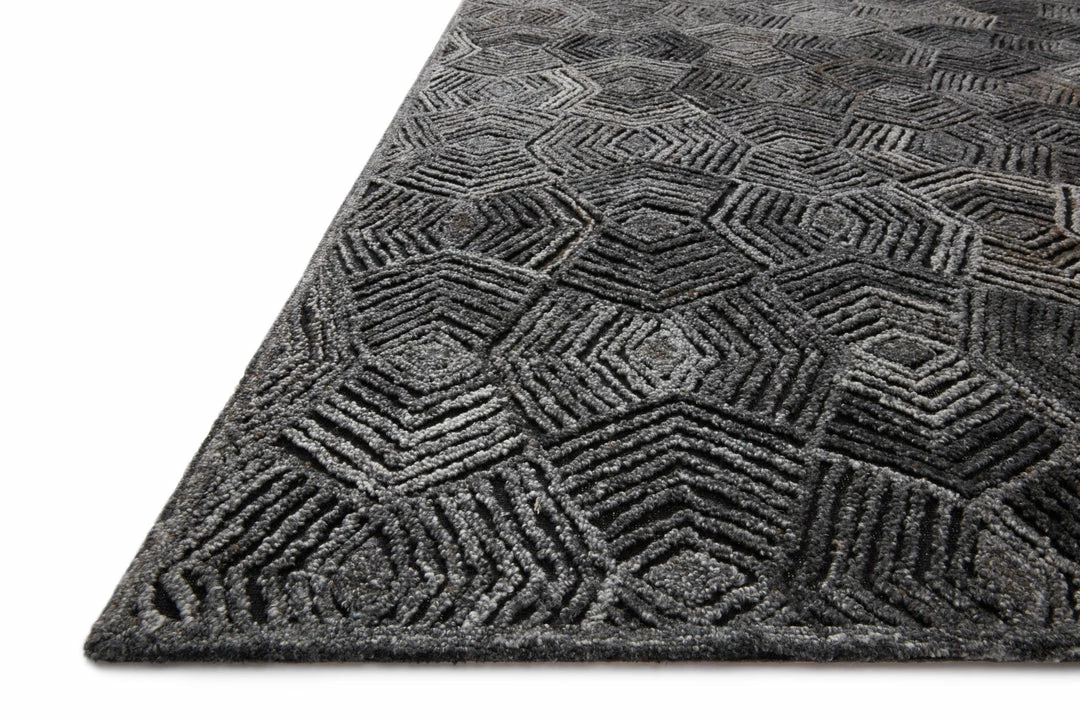 Deals ๐ LOLOI PRESCOTT POLYESTER, WOOL + VISCOSE RUG: CHARCOAL ๐ 3 LOLOI PRESCOTT POLYESTER, WOOL + VISCOSE RUG: CHARCOAL