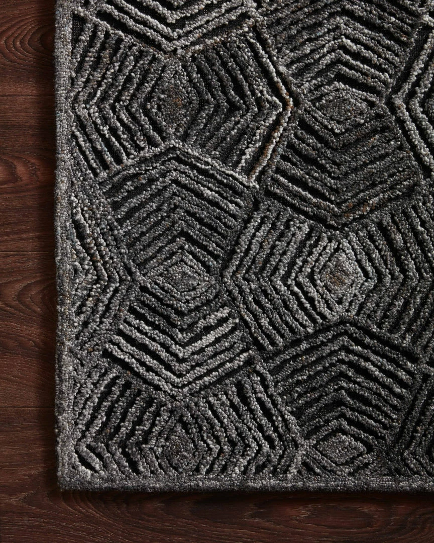 Deals ๐ LOLOI PRESCOTT POLYESTER, WOOL + VISCOSE RUG: CHARCOAL ๐ 2 LOLOI PRESCOTT POLYESTER, WOOL + VISCOSE RUG: CHARCOAL
