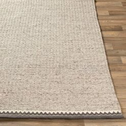 SURYA RETRO WOVEN WOOL FLAT RUG