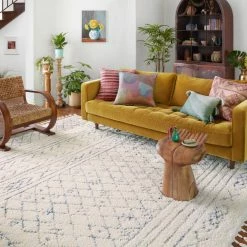 LOLOI RONNIE 02 RUG: IVORY, SKY