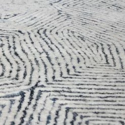 UTTERMOST MAZE RECYCLED DENIM + WOOL RUG