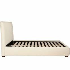 MOES RECHARGE IVORY BOUCLE UPHOLSTERED BED Furniture