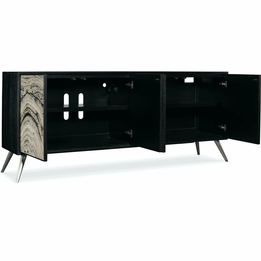 Budget π HOOKER Furniture ROCKEE 4 DOOR MEDIA CREDENZA π 2 HOOKER Furniture ROCKEE 4 DOOR MEDIA CREDENZA