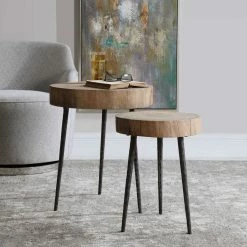 UTTERMOST SAMBA SLICE NESTING TABLES