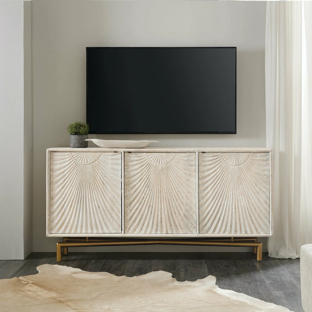 New π― HOOKER Furniture SENECA WHITE WASH MEDIA CREDENZA 𧨠2 HOOKER Furniture SENECA WHITE WASH MEDIA CREDENZA