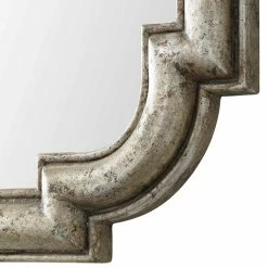 UTTERMOST SHANTI DISTRESSED ANTIQUE SILVERLEAF MIRROR