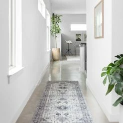 LOLOI ELSA VINTAGE PRINT RUG: GRAY