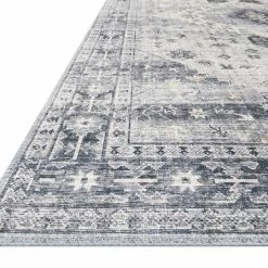 LOLOI ELSA VINTAGE PRINT RUG: GRAY