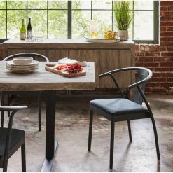 Brand new ๐ URBIA BROOKS LIVE EDGE DINING TABLE: SANDBLASTED GREY Kitchen + Dining ๐ 41 URBIA BROOKS LIVE EDGE DINING TABLE: SANDBLASTED GREY Kitchen + Dining