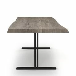 Brand new ๐ URBIA BROOKS LIVE EDGE DINING TABLE: SANDBLASTED GREY Kitchen + Dining ๐ 39 URBIA BROOKS LIVE EDGE DINING TABLE: SANDBLASTED GREY Kitchen + Dining