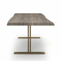 Brand new ๐ URBIA BROOKS LIVE EDGE DINING TABLE: SANDBLASTED GREY Kitchen + Dining ๐ 43 URBIA BROOKS LIVE EDGE DINING TABLE: SANDBLASTED GREY Kitchen + Dining