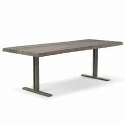 Brand new ๐ URBIA BROOKS LIVE EDGE DINING TABLE: SANDBLASTED GREY Kitchen + Dining ๐ 36 URBIA BROOKS LIVE EDGE DINING TABLE: SANDBLASTED GREY Kitchen + Dining