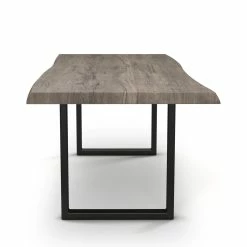 Brand new ๐ URBIA BROOKS LIVE EDGE DINING TABLE: SANDBLASTED GREY Kitchen + Dining ๐ 27 URBIA BROOKS LIVE EDGE DINING TABLE: SANDBLASTED GREY Kitchen + Dining