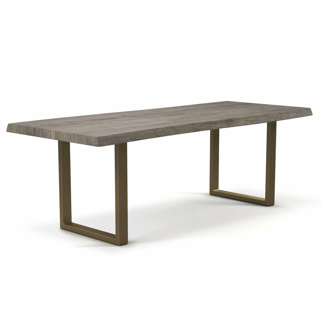 Brand new ๐ URBIA BROOKS LIVE EDGE DINING TABLE: SANDBLASTED GREY Kitchen + Dining ๐ 5 URBIA BROOKS LIVE EDGE DINING TABLE: SANDBLASTED GREY Kitchen + Dining