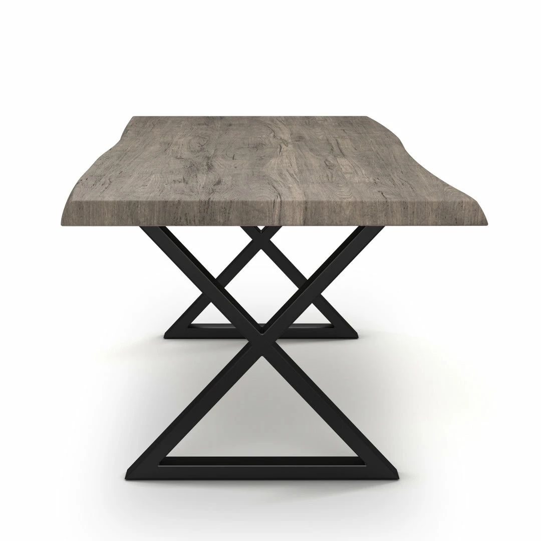 Brand new ๐ URBIA BROOKS LIVE EDGE DINING TABLE: SANDBLASTED GREY Kitchen + Dining ๐ 10 URBIA BROOKS LIVE EDGE DINING TABLE: SANDBLASTED GREY Kitchen + Dining