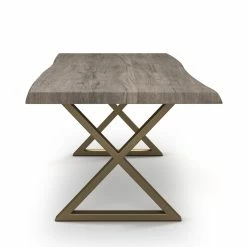 Brand new ๐ URBIA BROOKS LIVE EDGE DINING TABLE: SANDBLASTED GREY Kitchen + Dining ๐ 35 URBIA BROOKS LIVE EDGE DINING TABLE: SANDBLASTED GREY Kitchen + Dining