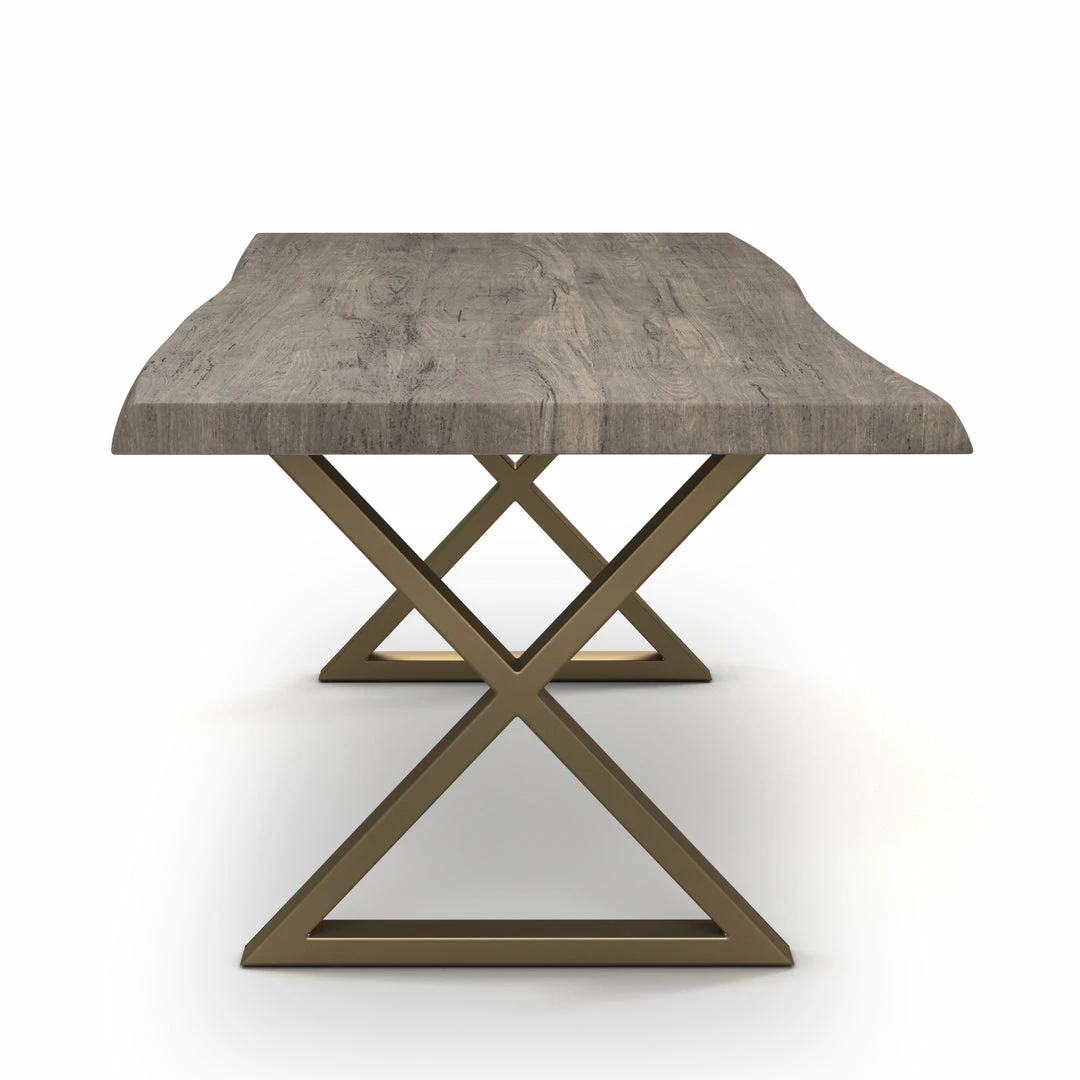 Brand new ๐ URBIA BROOKS LIVE EDGE DINING TABLE: SANDBLASTED GREY Kitchen + Dining ๐ 12 URBIA BROOKS LIVE EDGE DINING TABLE: SANDBLASTED GREY Kitchen + Dining
