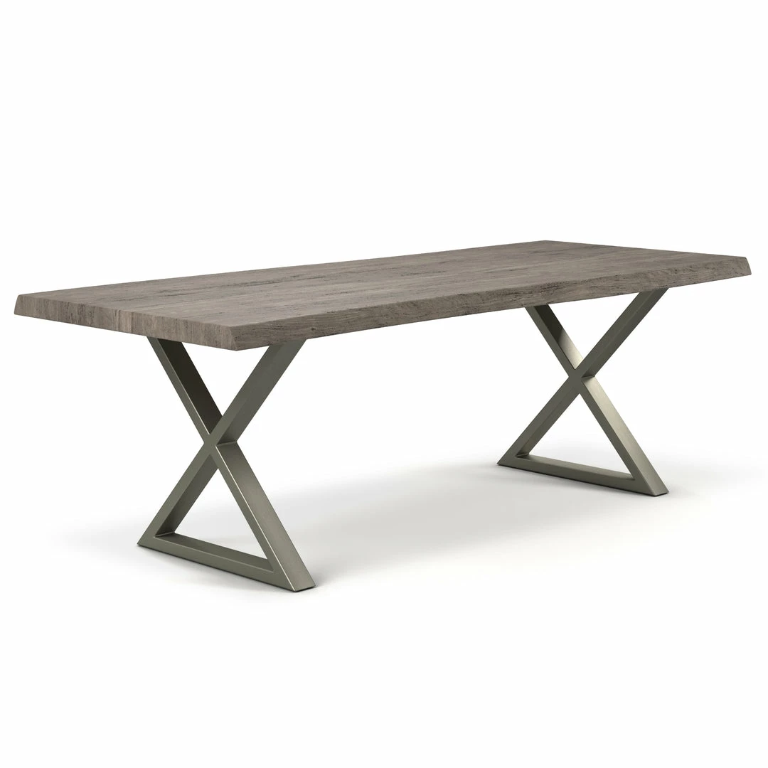 Brand new ๐ URBIA BROOKS LIVE EDGE DINING TABLE: SANDBLASTED GREY Kitchen + Dining ๐ 7 URBIA BROOKS LIVE EDGE DINING TABLE: SANDBLASTED GREY Kitchen + Dining
