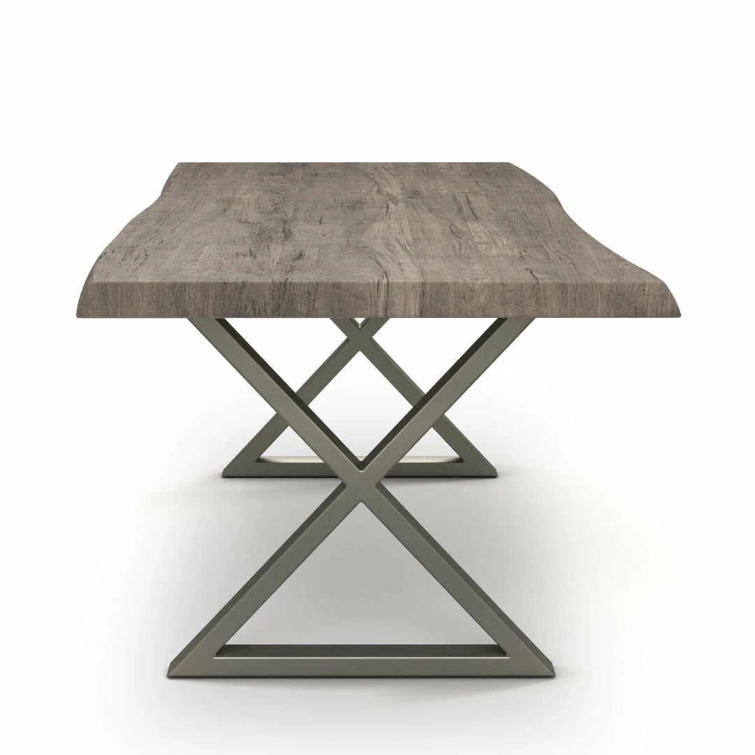 Brand new ๐ URBIA BROOKS LIVE EDGE DINING TABLE: SANDBLASTED GREY Kitchen + Dining ๐ 8 URBIA BROOKS LIVE EDGE DINING TABLE: SANDBLASTED GREY Kitchen + Dining