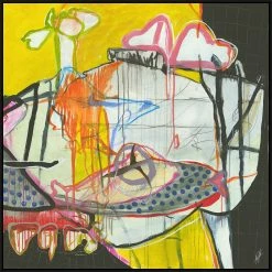 L ART "SATURDAY SONG II" CANVAS ART