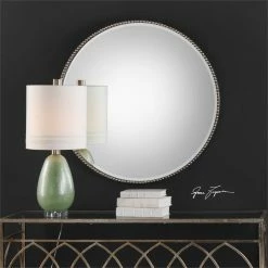 UTTERMOST Mirrors STEFANIA BEADED ROUND MIRROR