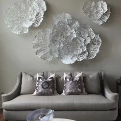 PHILLIPS COLLECTION FLOWER METAL WALL ART