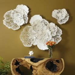 PHILLIPS COLLECTION FLOWER METAL WALL ART
