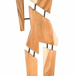 PHILLIPS COLLECTION JACK & JILL CHAMCHA WOOD SCULPTURE
