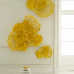 PHILLIPS COLLECTION FLOWER METAL WALL ART