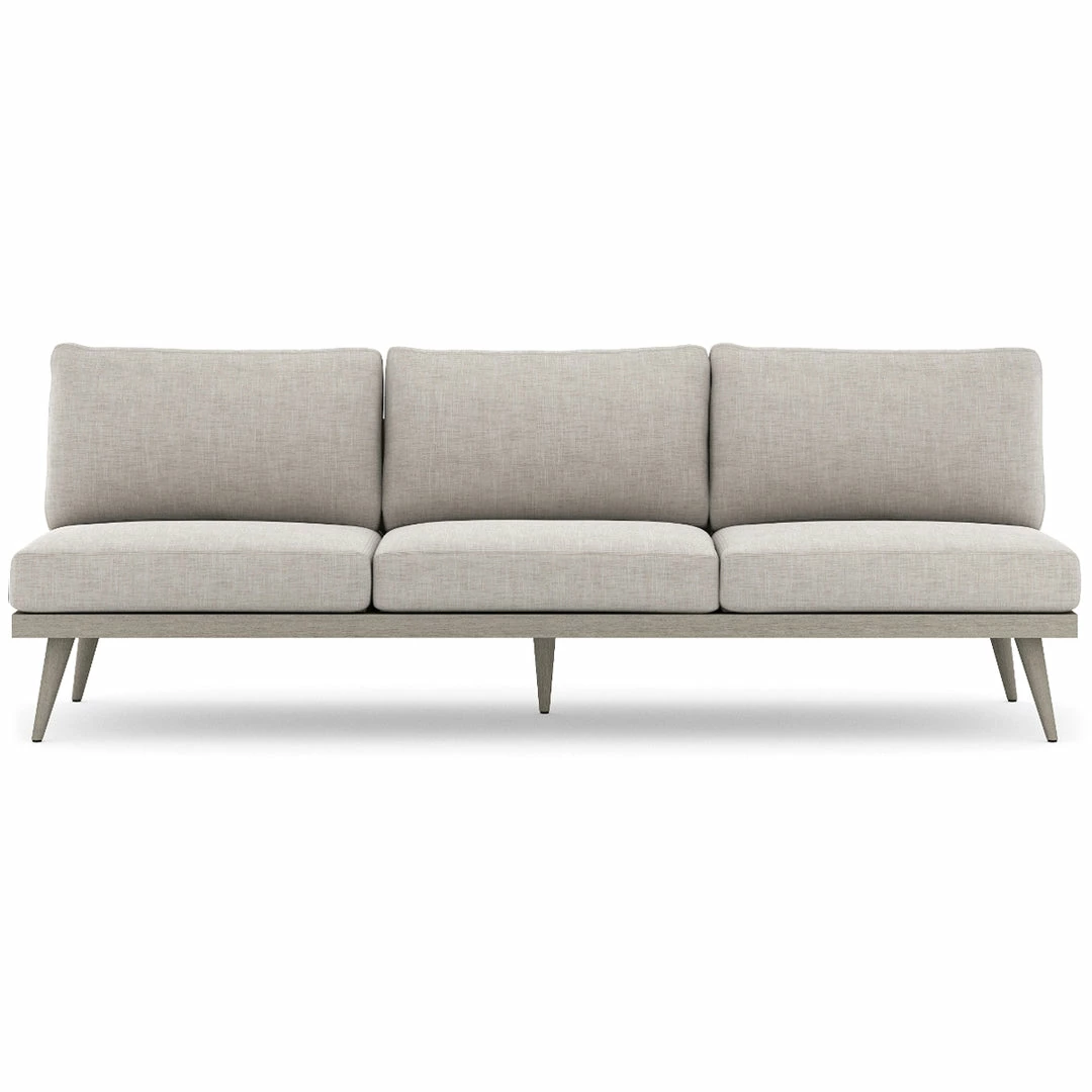New β€οΈ FOUR HANDS TILLY OUTDOOR SOFA: WEATHERED GREY TEAK π― 1 FOUR HANDS TILLY OUTDOOR SOFA: WEATHERED GREY TEAK