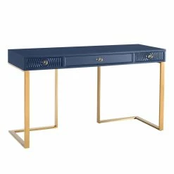 TOV JANIE BLUE LACQUER DESK Furniture