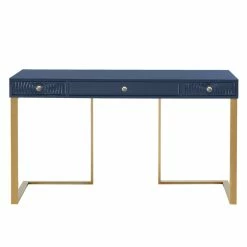 TOV JANIE BLUE LACQUER DESK Furniture