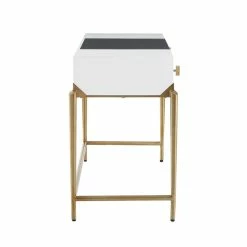 TOV BOJO WHITE LACQUER DESK Furniture