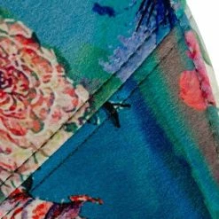 VIG TROPICAL PRINT VELVET DINING CHAIR